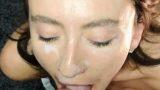 Caylabri Sucked and Cumshot Facial with BF – Onlyfans Sextape